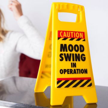 Desk Warning Sign - Mood Swing