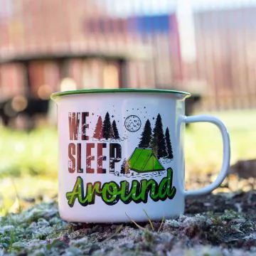 Camping Mug - We Sleep Around