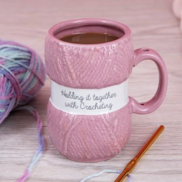 Crochet Mug - Holding It Together