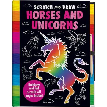 Scratch & Draw: Horses And Unicorns