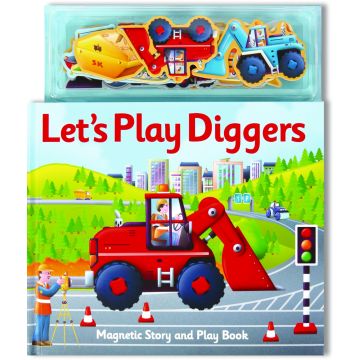 Magnetic Lets Play Diggers - Book