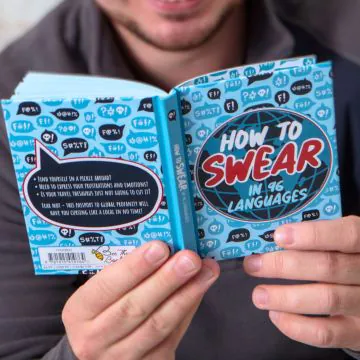 How To Swear in 96 Languages Gift Book - Novelty Gifts