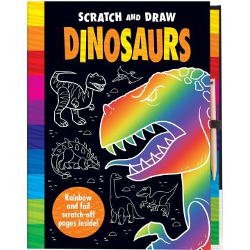 Scratch And Draw Dinosaurs Book
