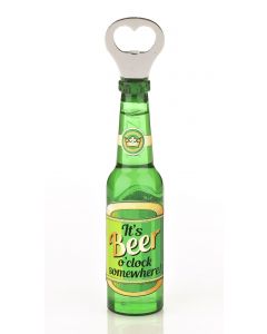 Beer Bottle Opener - It's Beer O'clock Somewhere