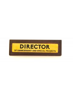 Wooden Desk Sign - Director
