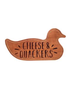 Cheese & Quackers - Wooden Charcuterie Board