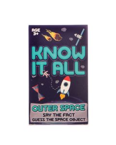Know It All! Outer Space Card Game - Kids Guessing Game