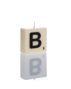 "B" Letter Candle