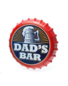 Bottle Cap Sign - Dad's Bar