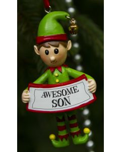 Elf Decoration  - Awesome Son