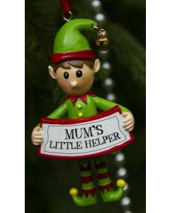 Elf Decoration  - Mum's Little Helper